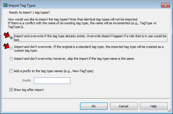 Import Tag Types